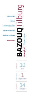 Bazouq logo met datablok
